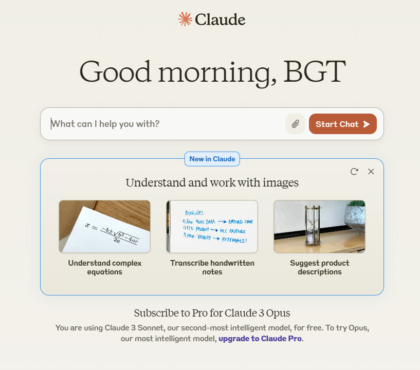 Claude 3 bgt - BGTconsult.AI