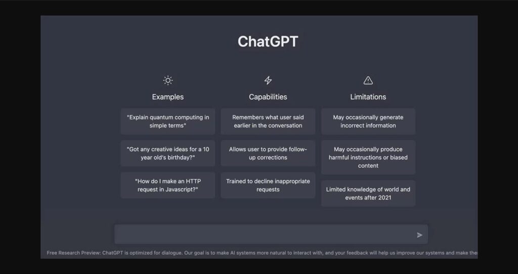 interface chatgpt