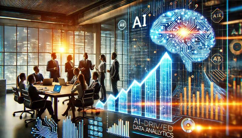 DALL·E 2024 09 02 16.56.16 A cinematic image illustrating AI as a source of profit and gains - BGTconsult.AI