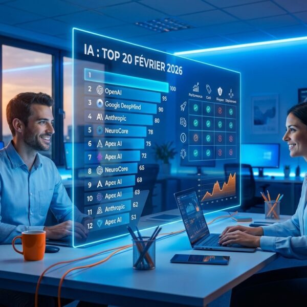 Top 20 des meilleurs modèles IA en février 2026