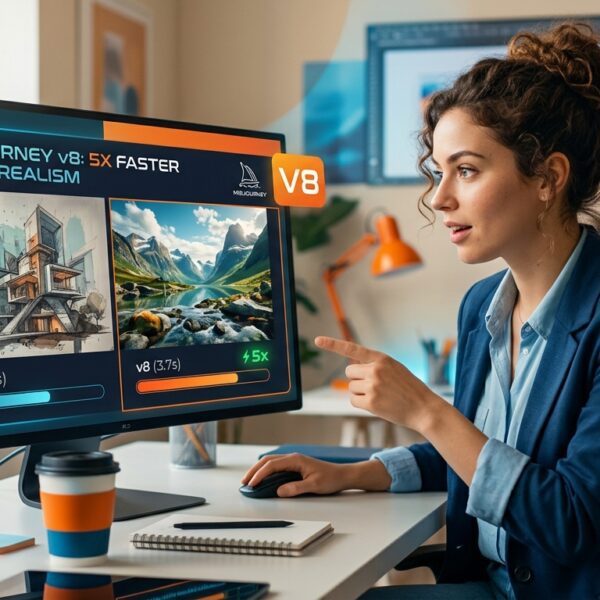 Midjourney v8 accélère et vise le retour en force