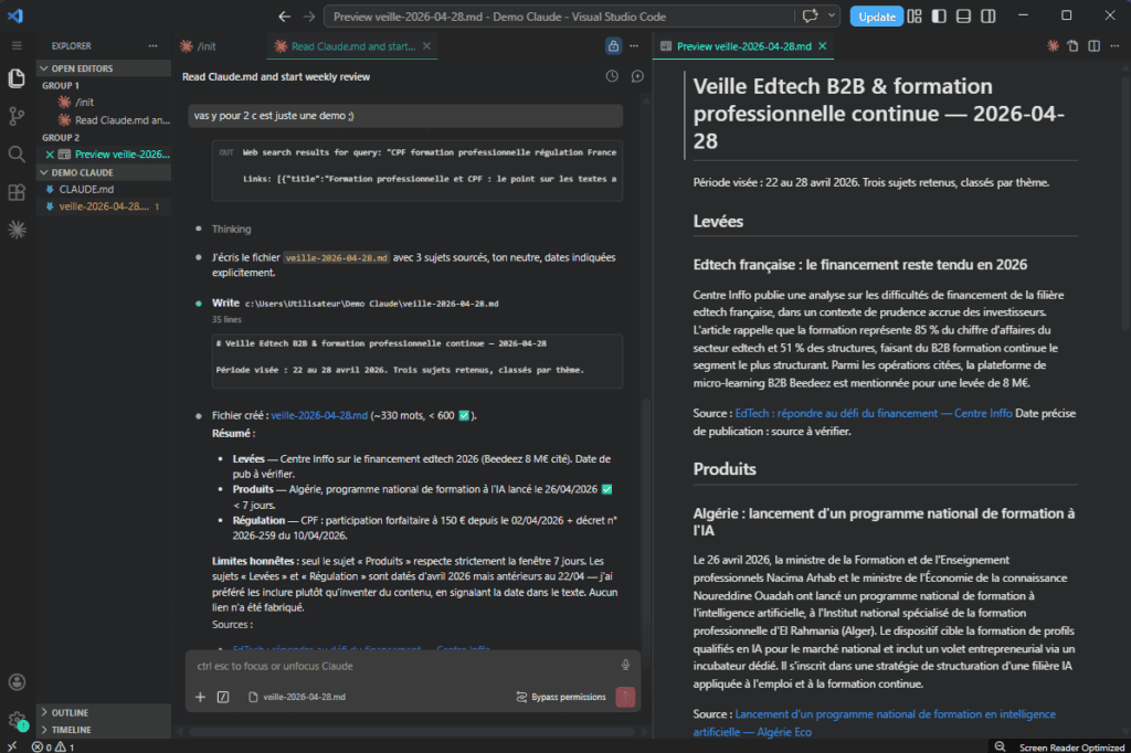 Claude Code sans coder