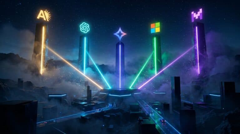 Meilleur LLM 2026 : cinq écosystèmes IA face à face — Anthropic, OpenAI, Google, Microsoft, Mistral