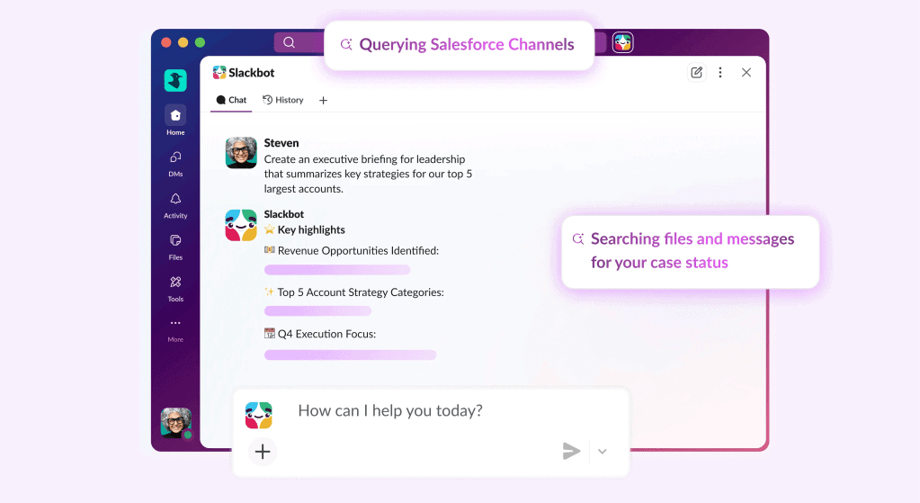 Slackbot passe du simple bot a l assistant de travail