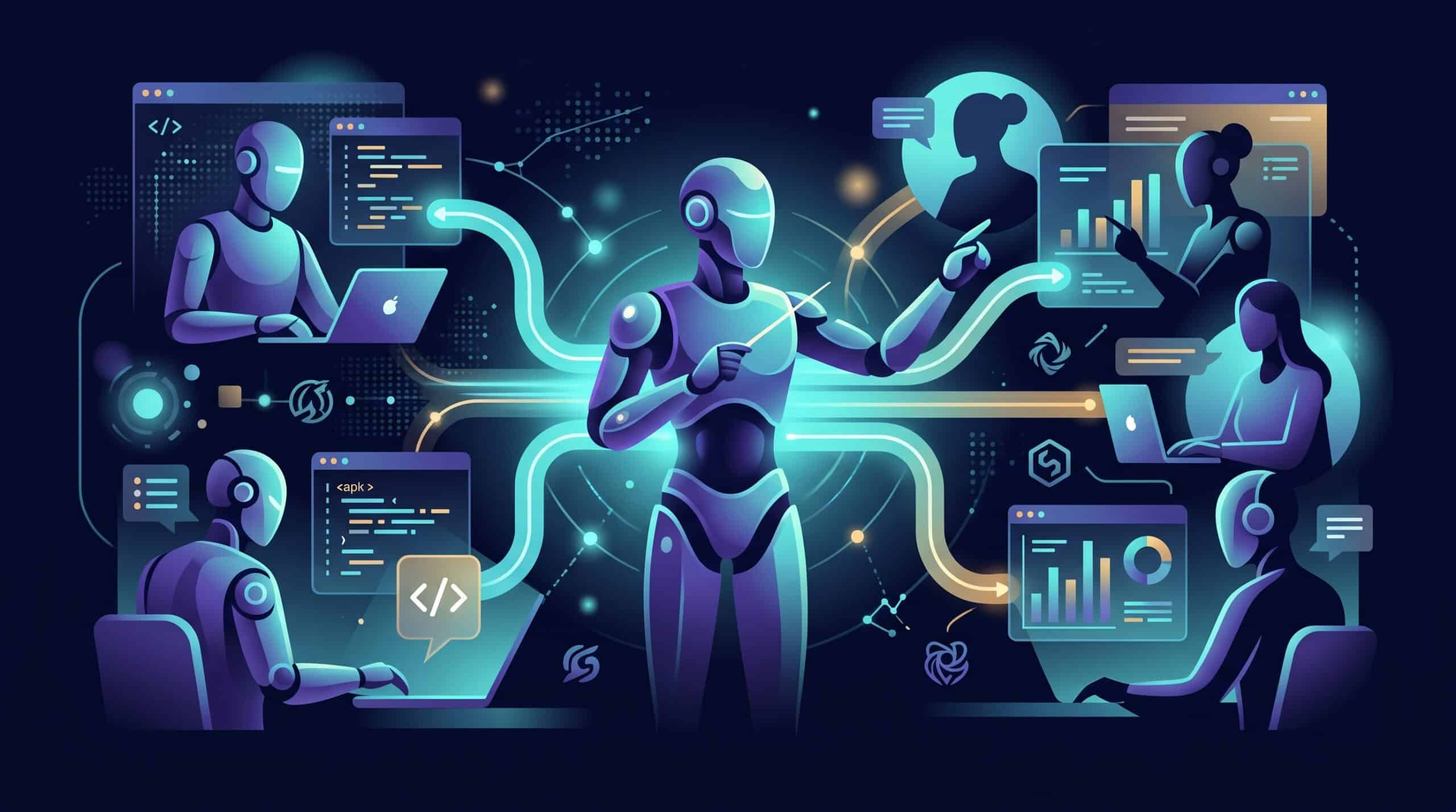 Orchestration multi-agents Claude Code : un agent lead coordonne une équipe d'agents IA en parallèle
